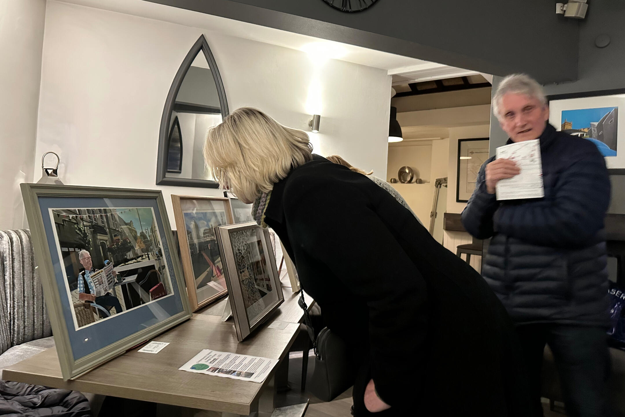 Photo of Artwalk Wakefield Daragh Corcoran’s art at Artwalk Wakefield (The Priory)