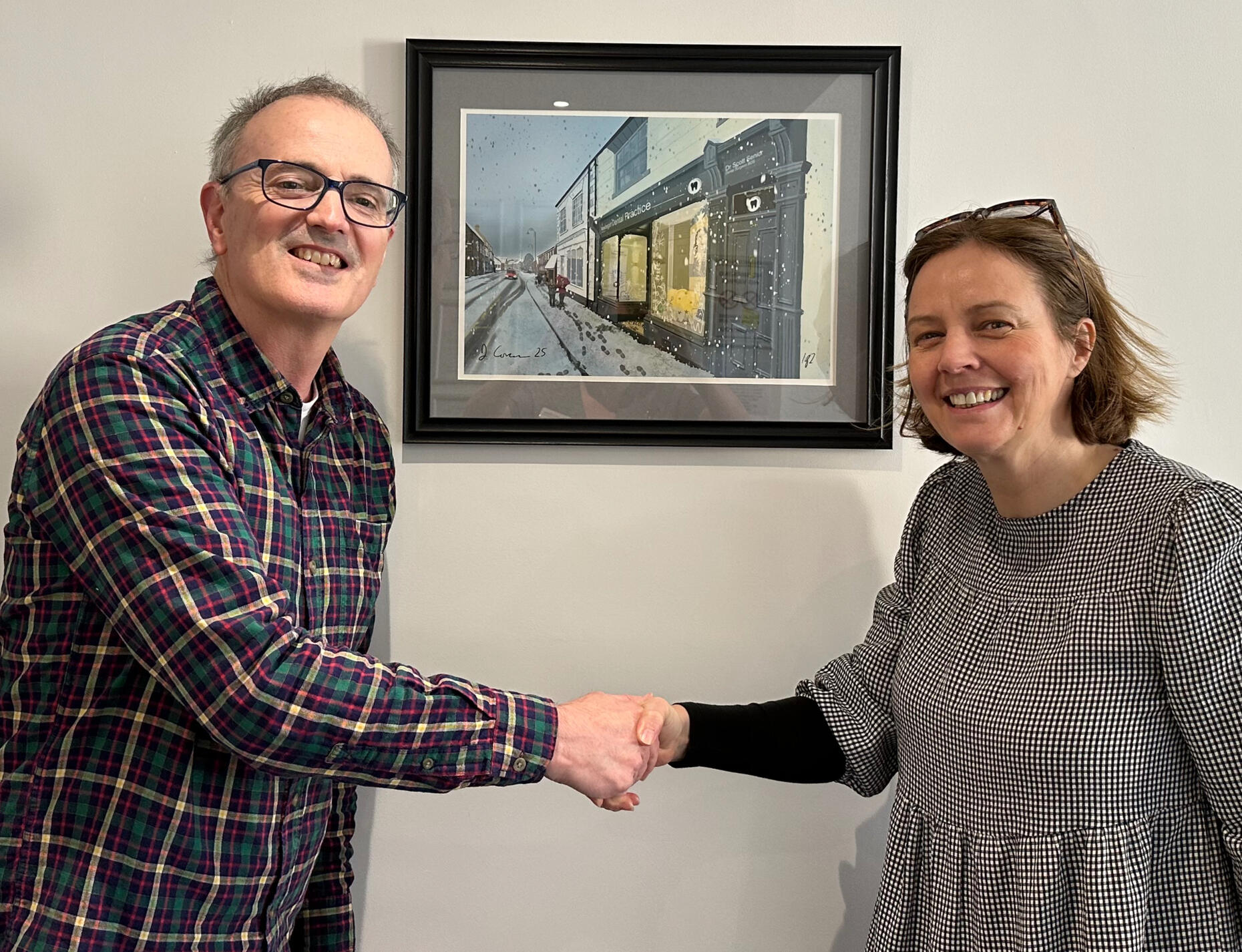 Handing over to Newbegin Dental Practice